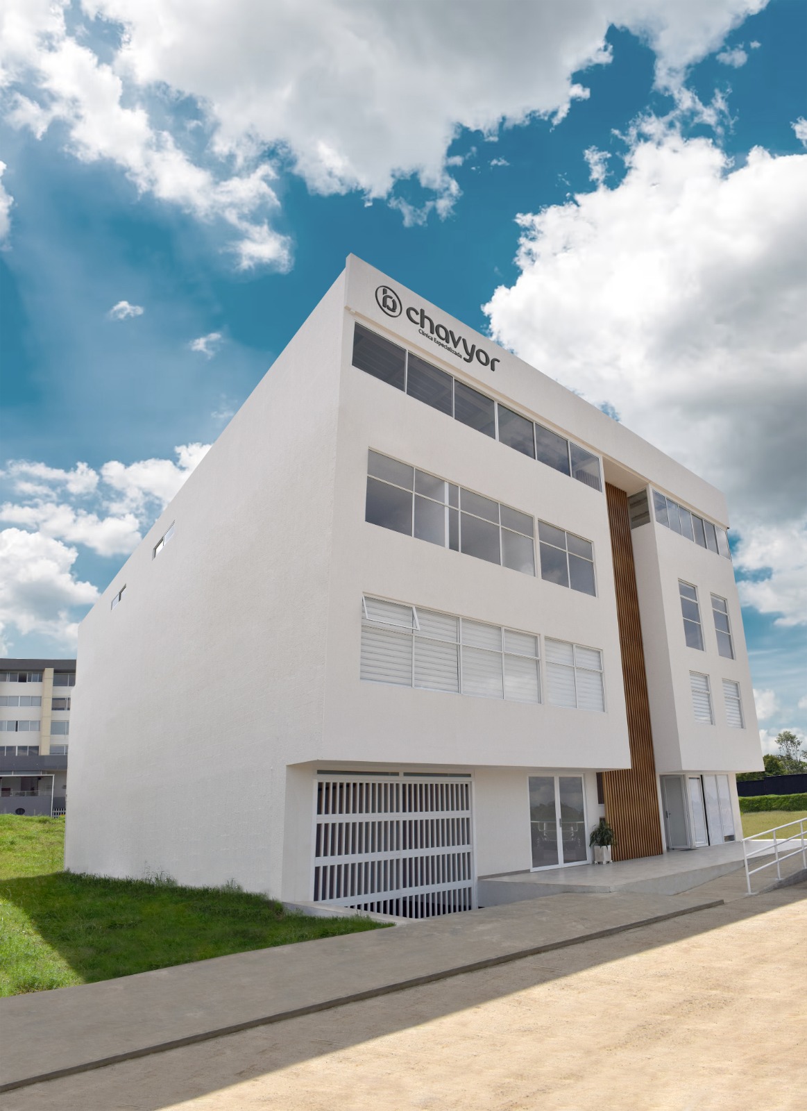 Fachada final del proyecto CHAVYOR en Popayán